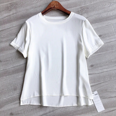 T-shirt en Soie-Coupe Large - StudioSoie